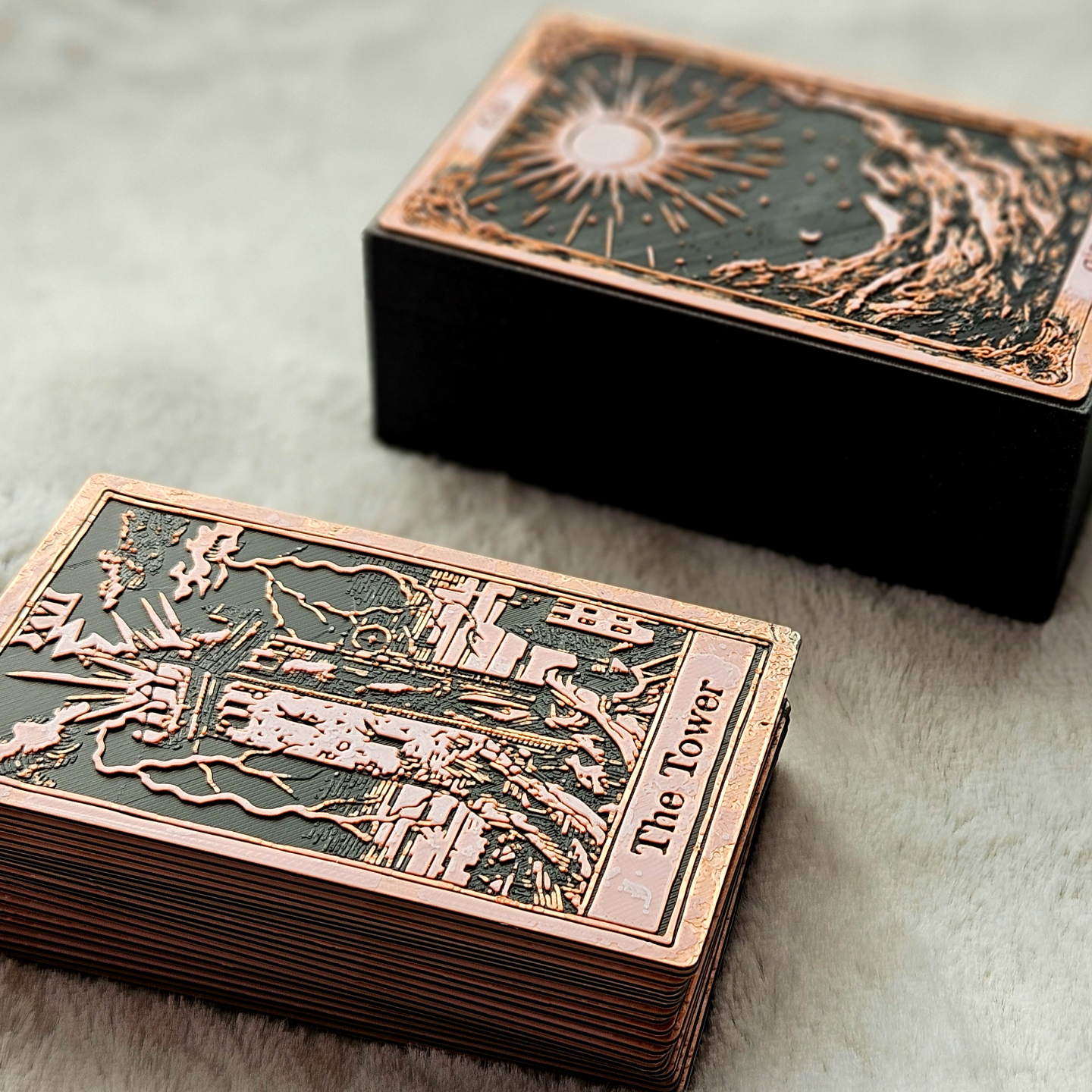Tarot Cards Set with Box – Handcrafted Major Arcana Deck for Spiritual Readings & Collectors