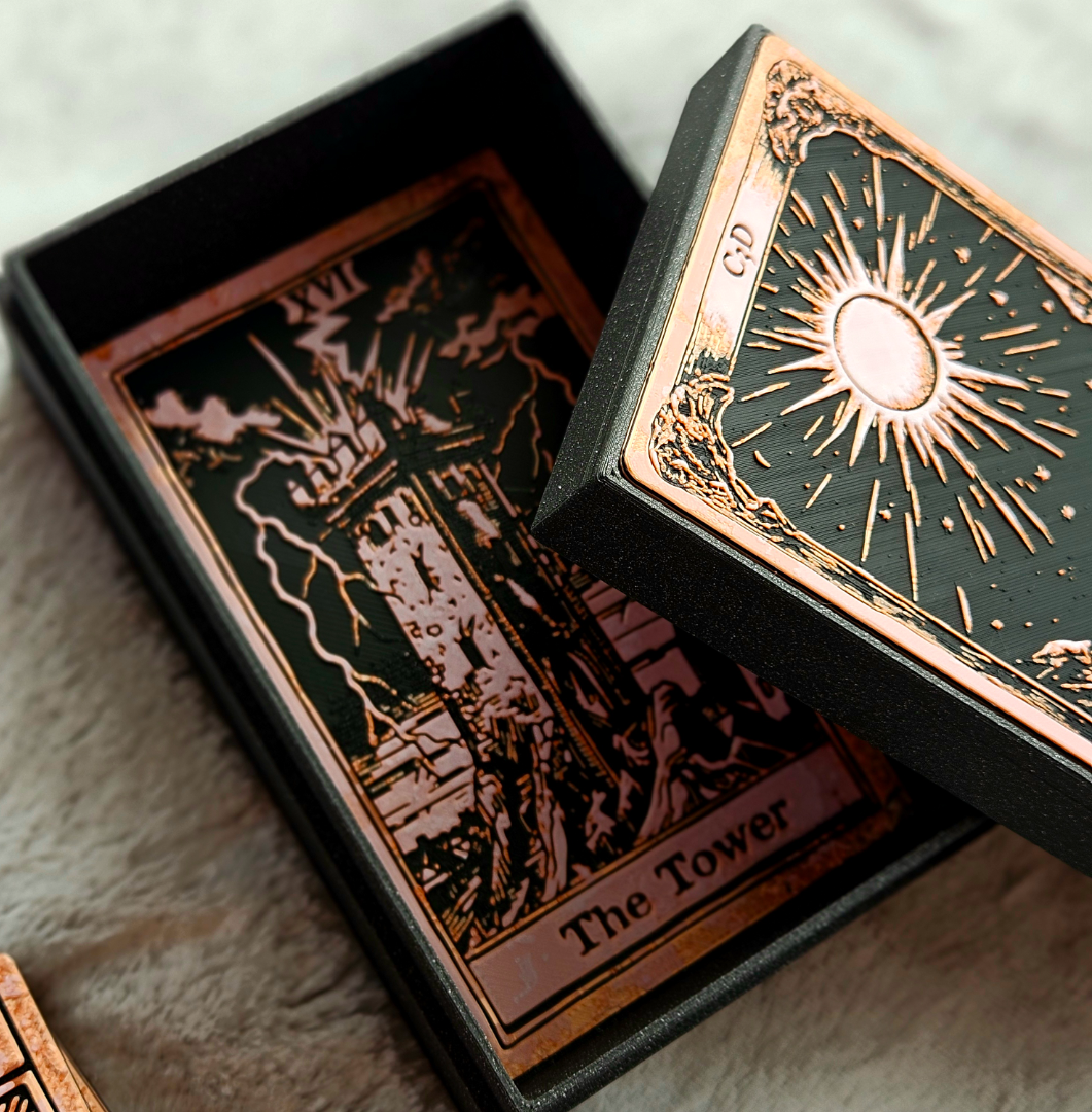 Tarot Cards Set with Box – Handcrafted Major Arcana Deck for Spiritual Readings & Collectors