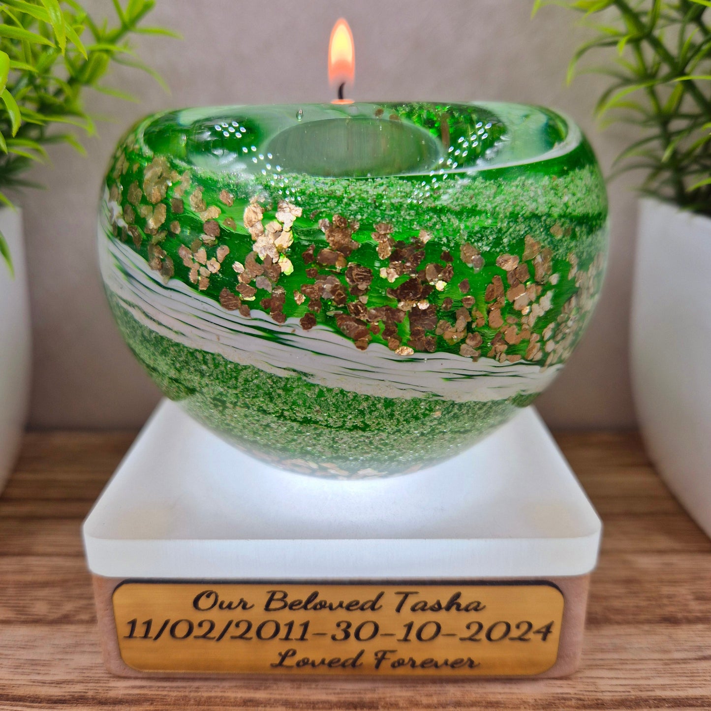 Ashes In Glass Tealight