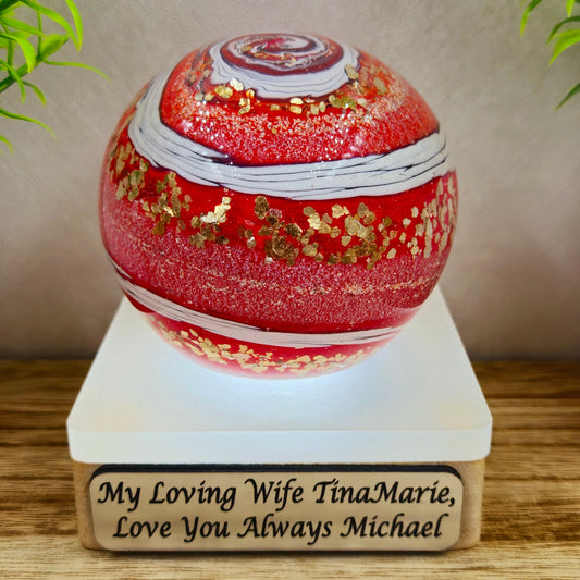 Memorial Ashes In Glass Orb