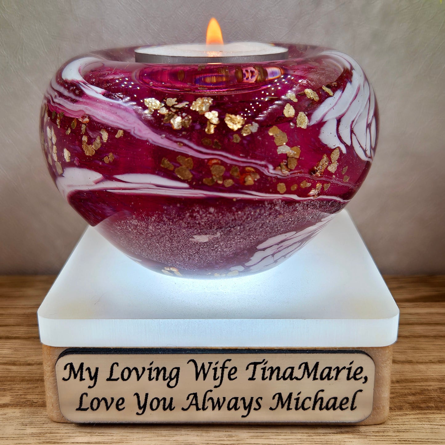 Ashes In Glass Tealight