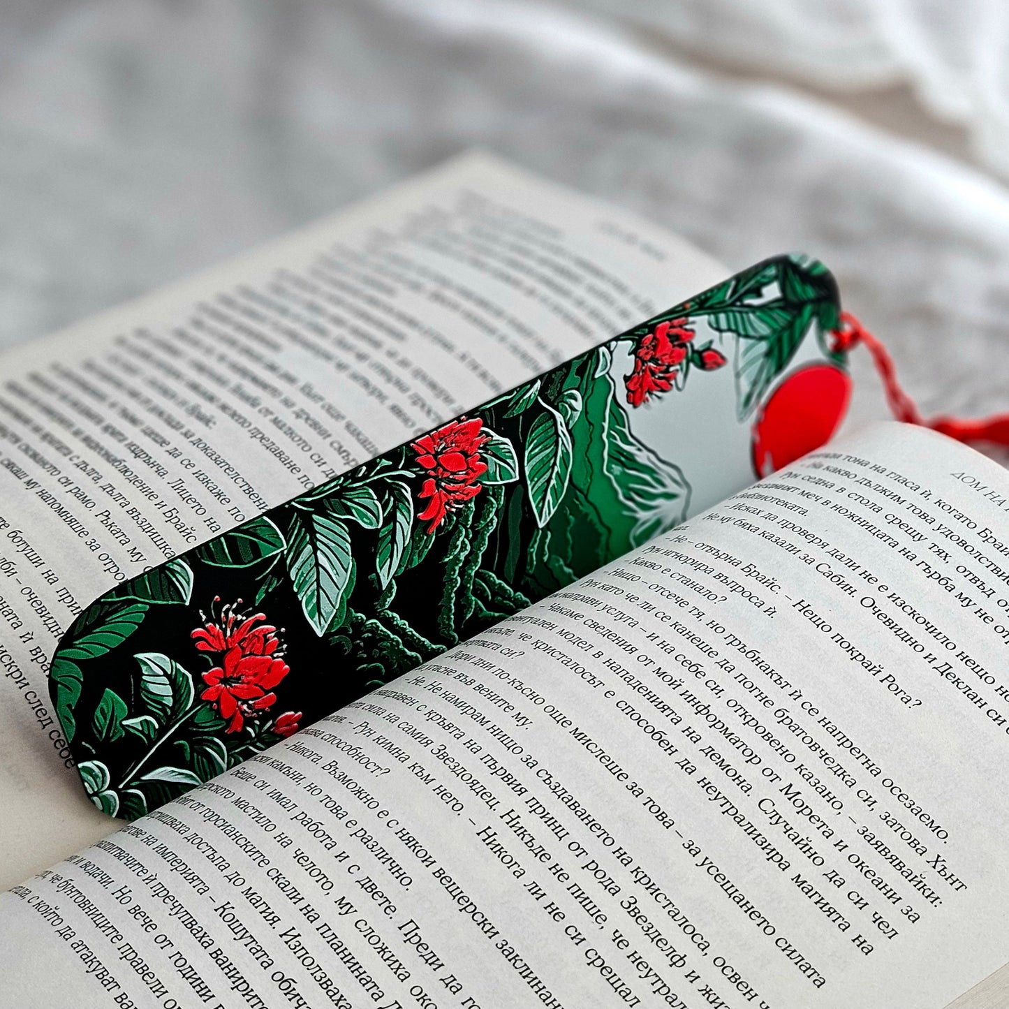 Blossoms of Fuji Bookmark | Japanese Mount Fuji & Cherry Blossom Book Mark | 3D Printed Gift