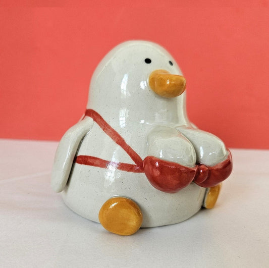 Claire with the Pair - Boobs Duck