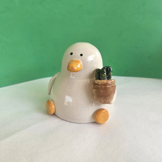 Grant with the Plant - Duck with Succulent