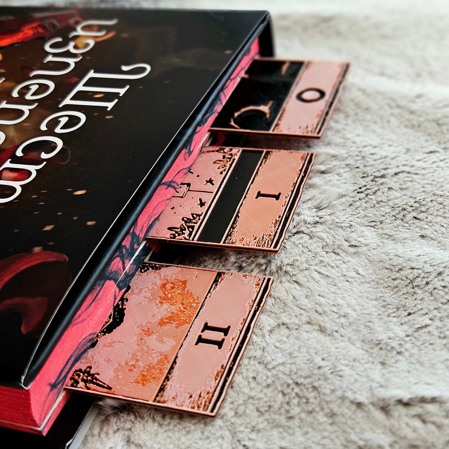 Tarot Bookmarks Set #1 | Gothic Major Arcana Book Marks | The Fool, High Priestess & Magician