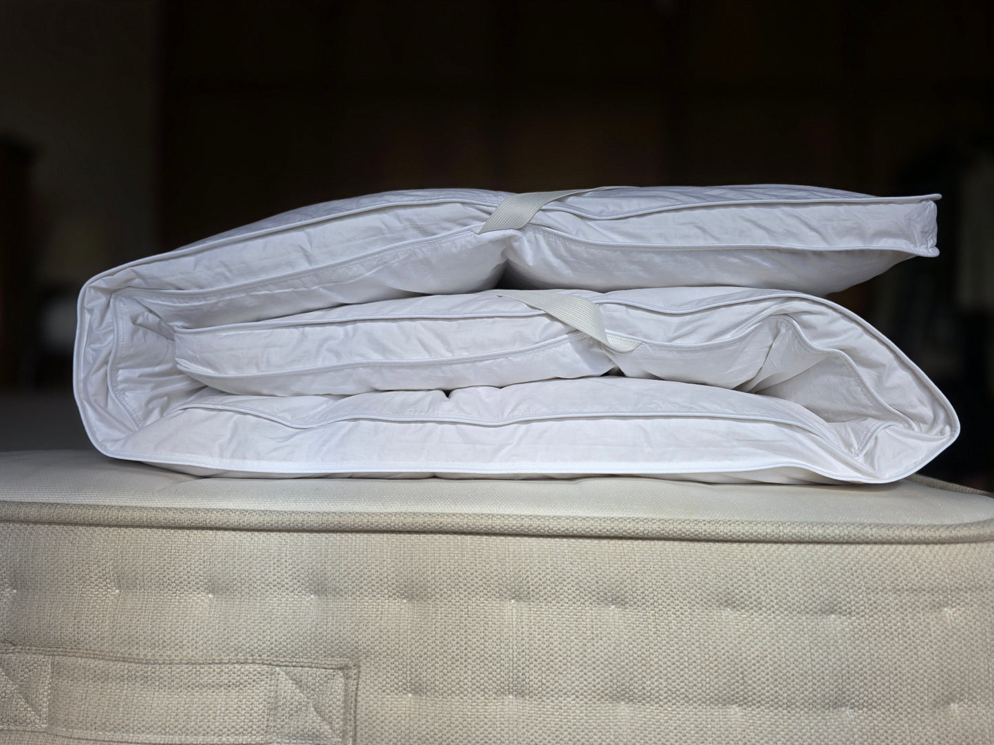 Luxury Mattress Topper - UK Made Duck Feather & Down - Oeko-Tex Certified