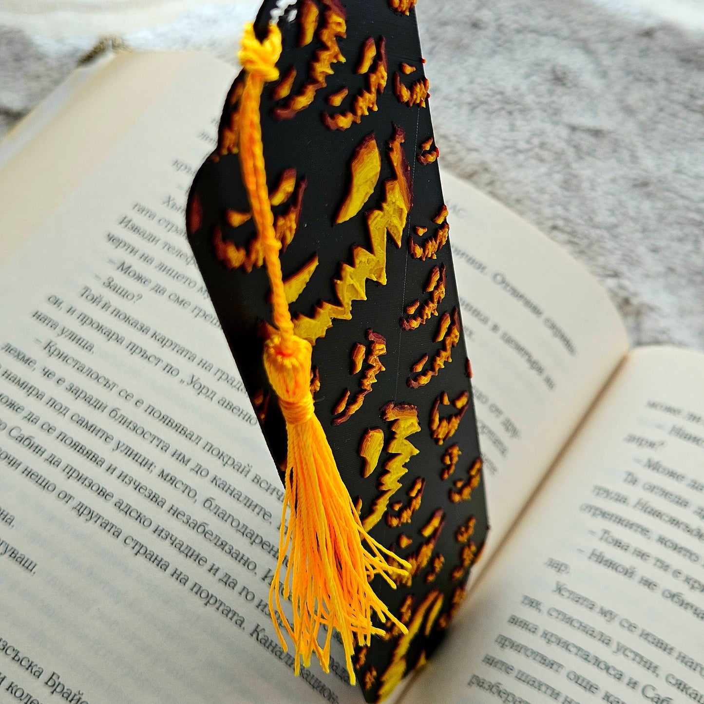 3D Printed “Night of a Thousand Jacks” Glow Bookmark