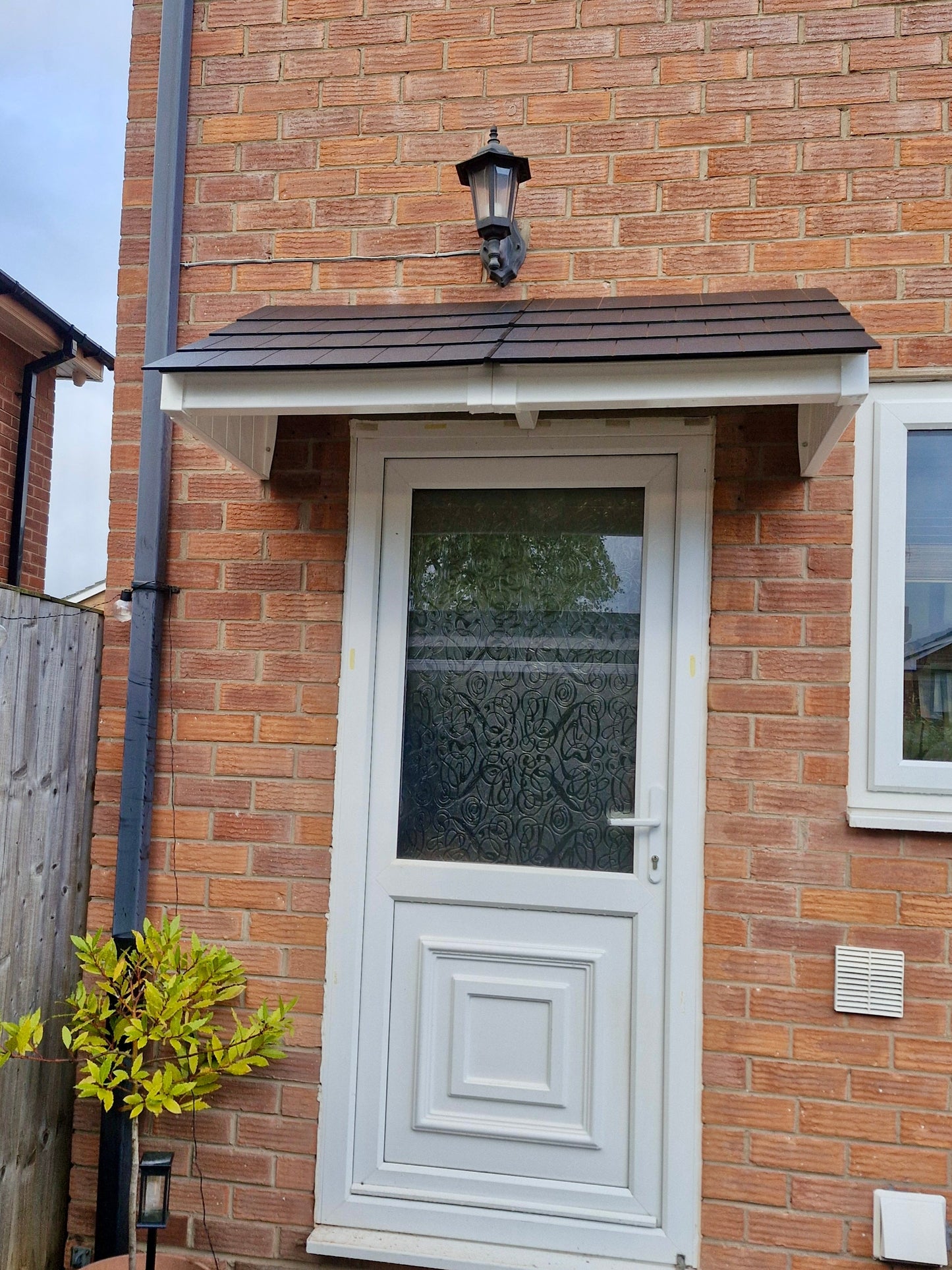 Cransley Lean-To Door Canopy - Flat Pack Porch Canopy