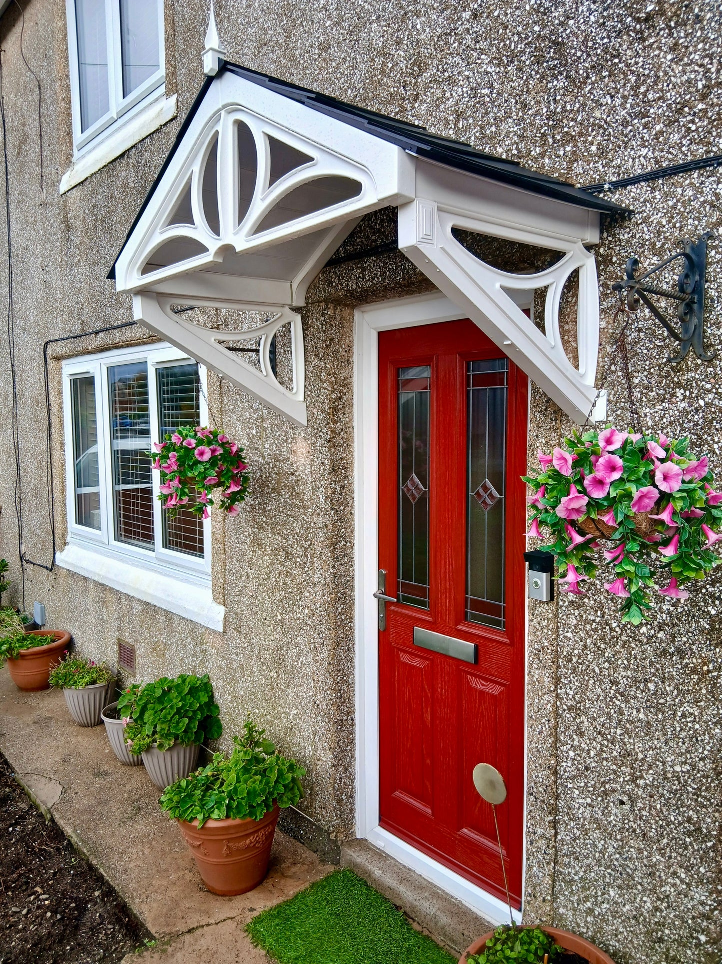 Althorp Door Canopy 149cm - Flat Pack Porch Canopy