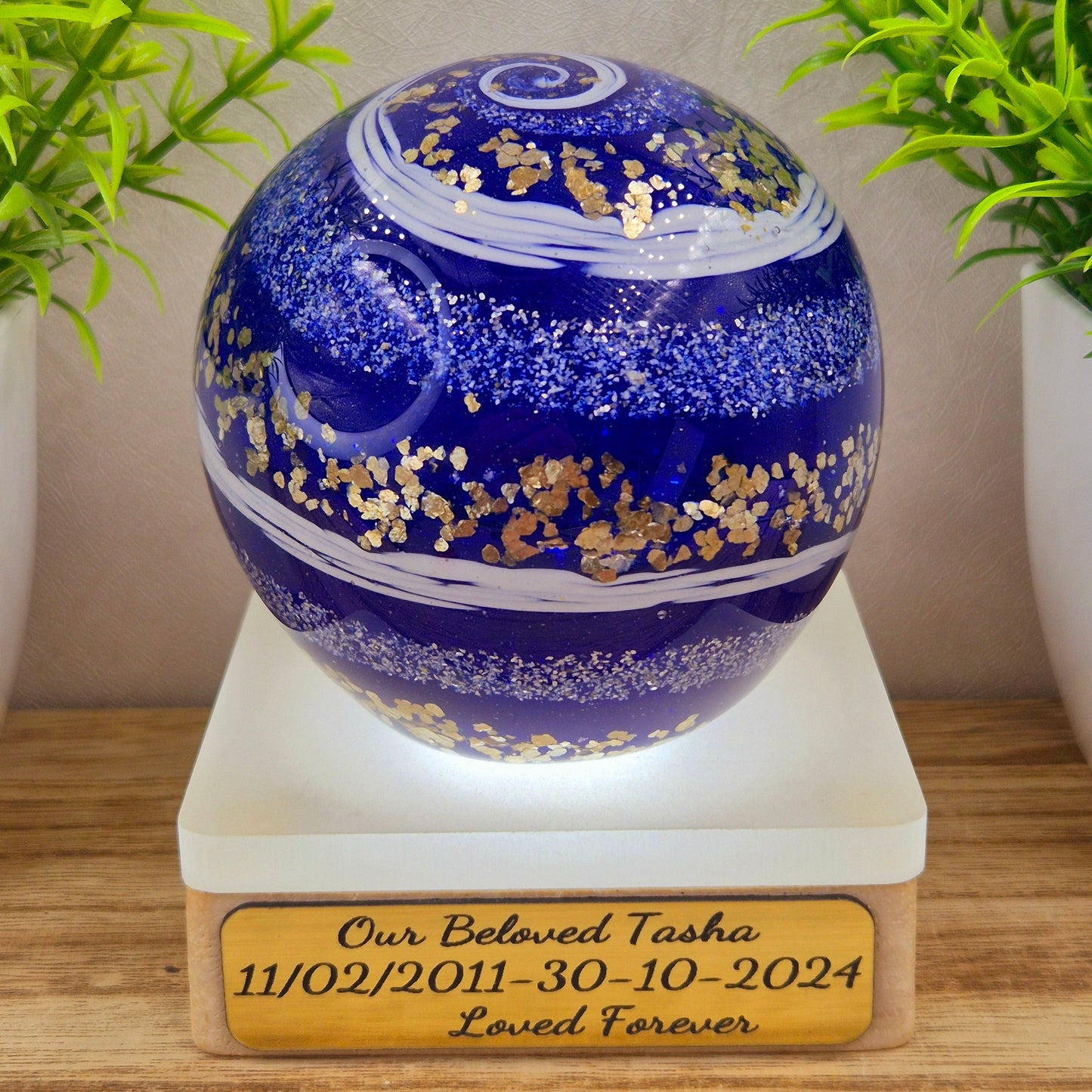 Memorial Ashes In Glass Orb