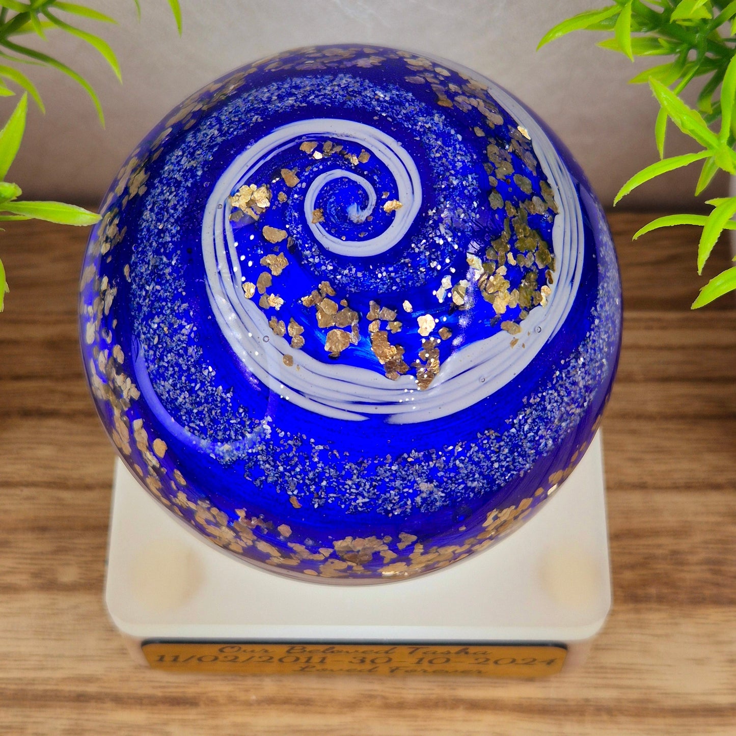 Memorial Ashes In Glass Orb