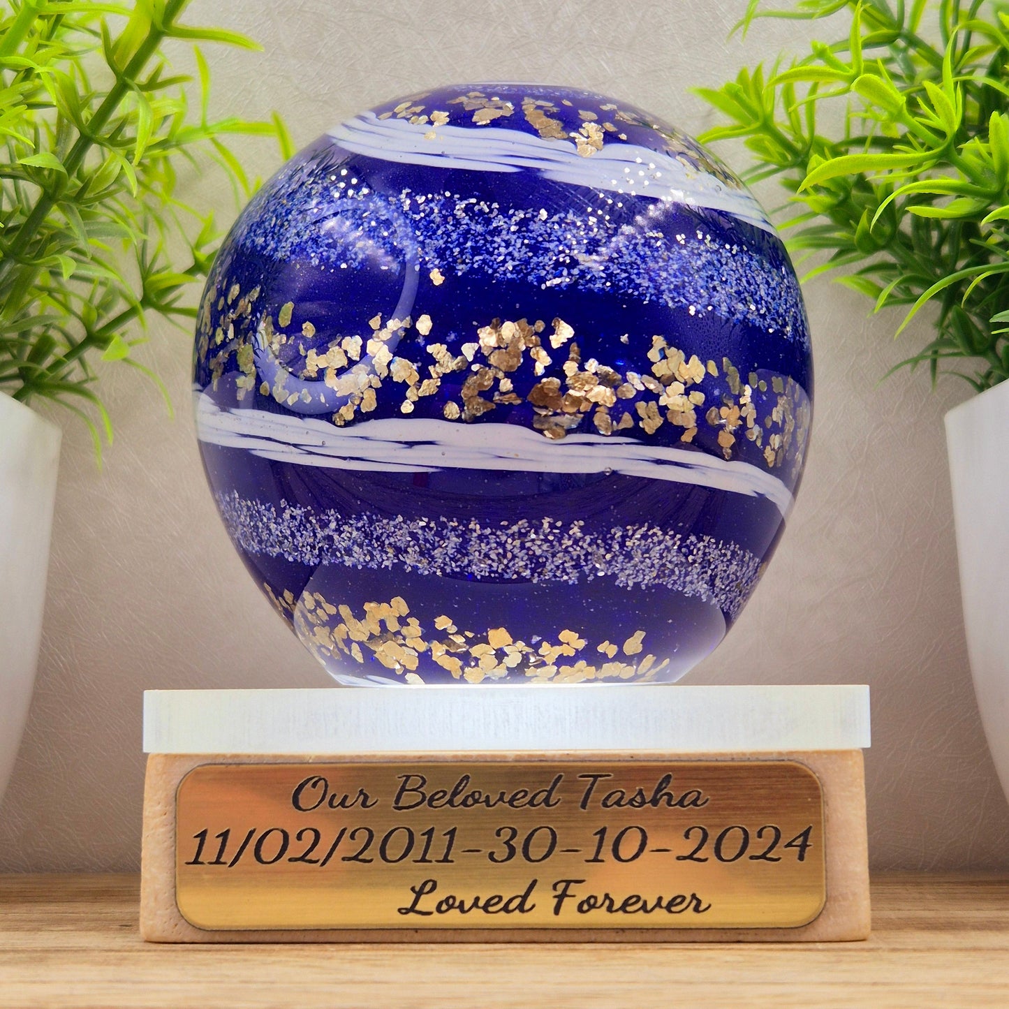 Memorial Ashes In Glass Orb