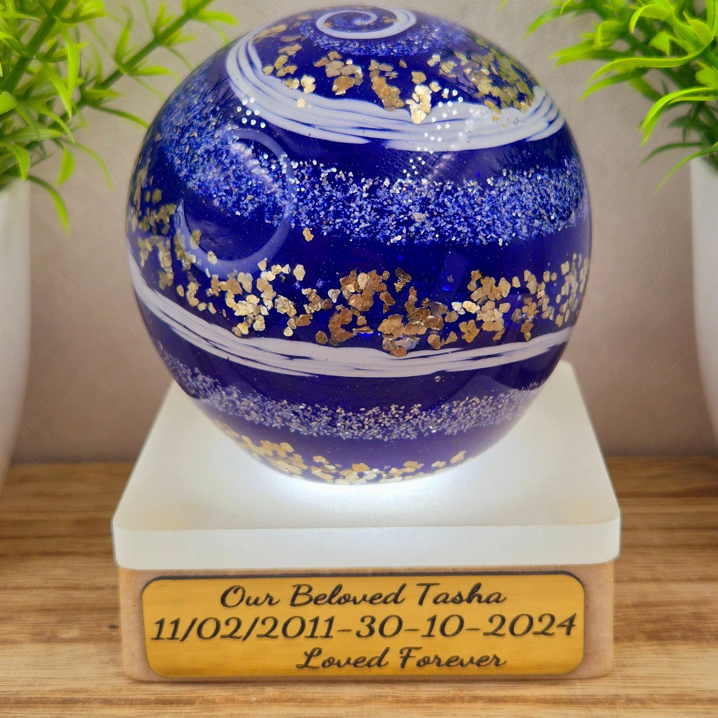 Memorial Ashes In Glass Orb