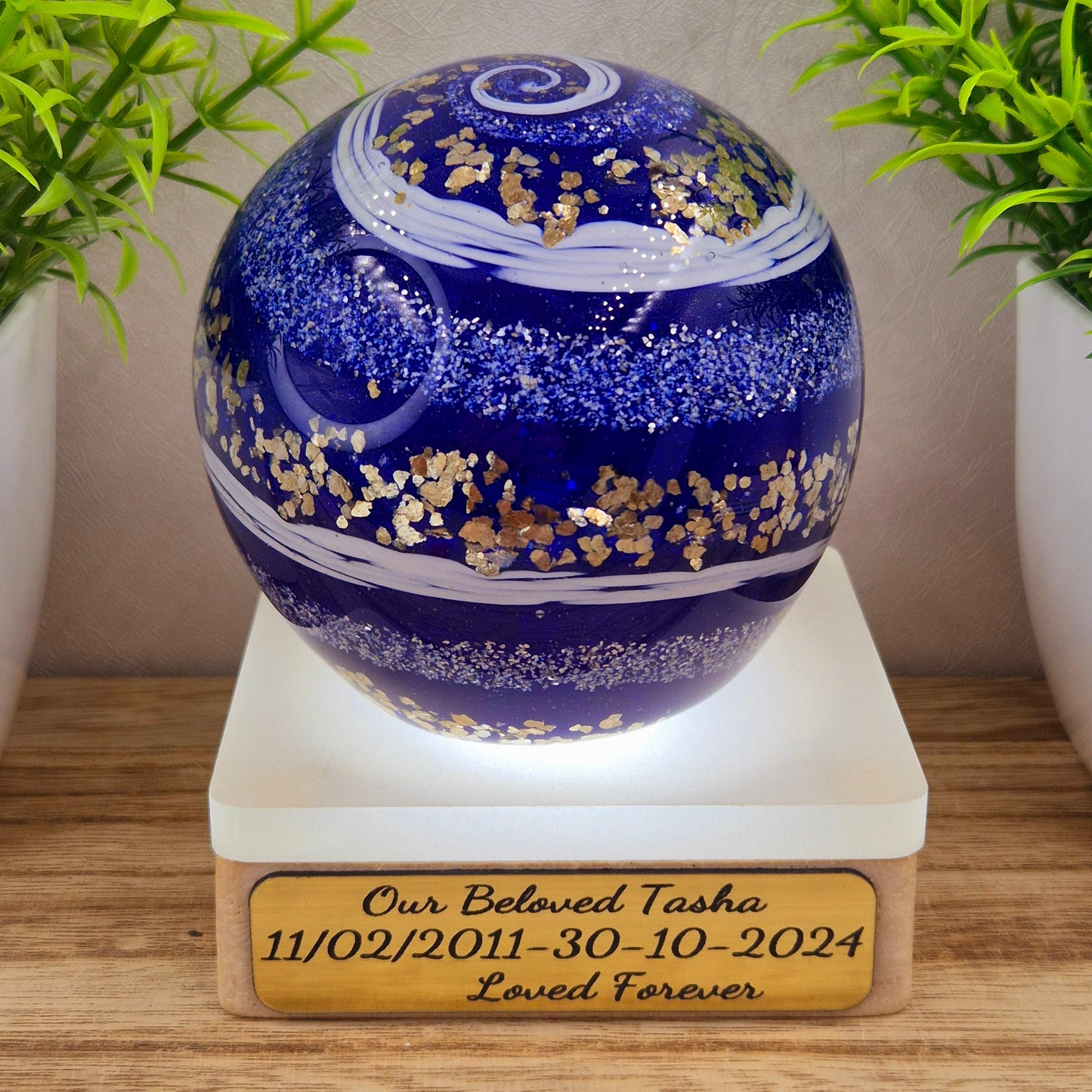 Memorial Ashes In Glass Orb