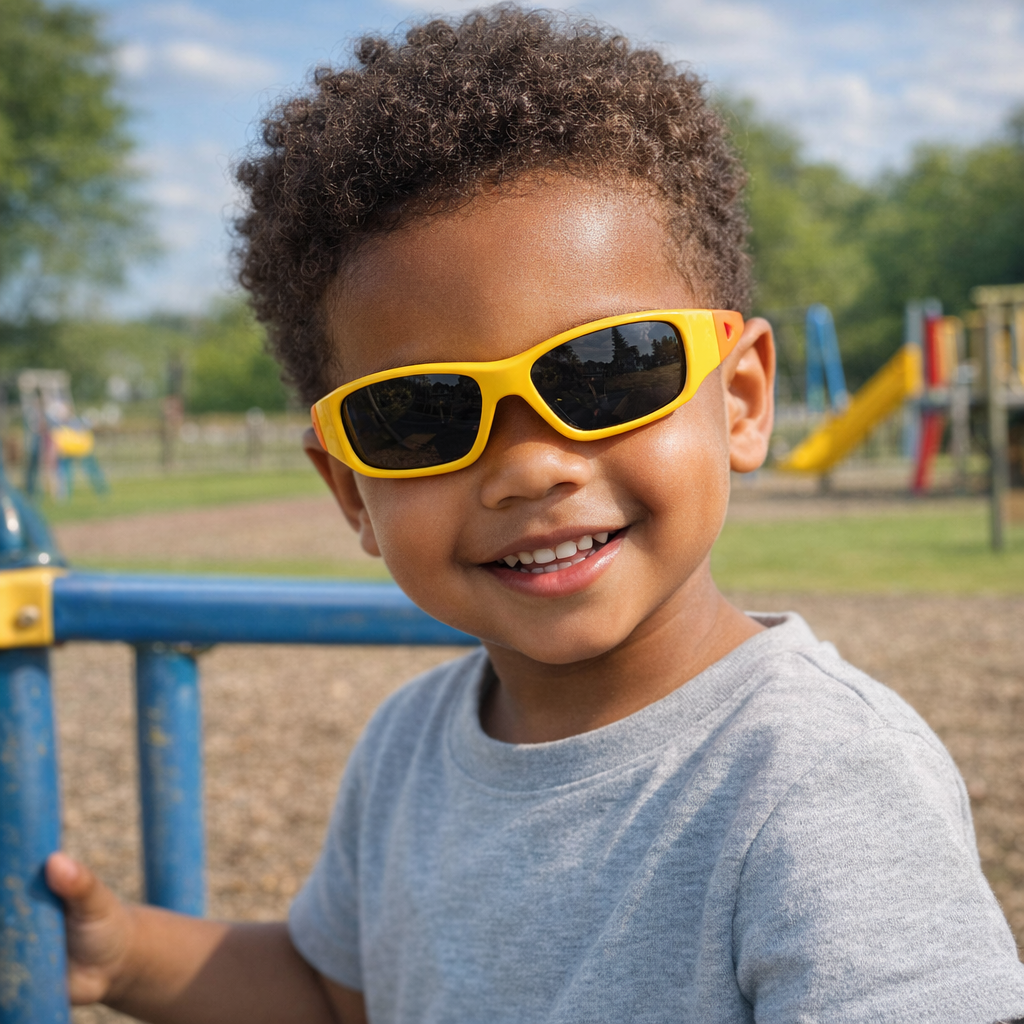 Yellow Orange Kids Sunglasses | Signature Lens | Classic Fit | 3-5 Years