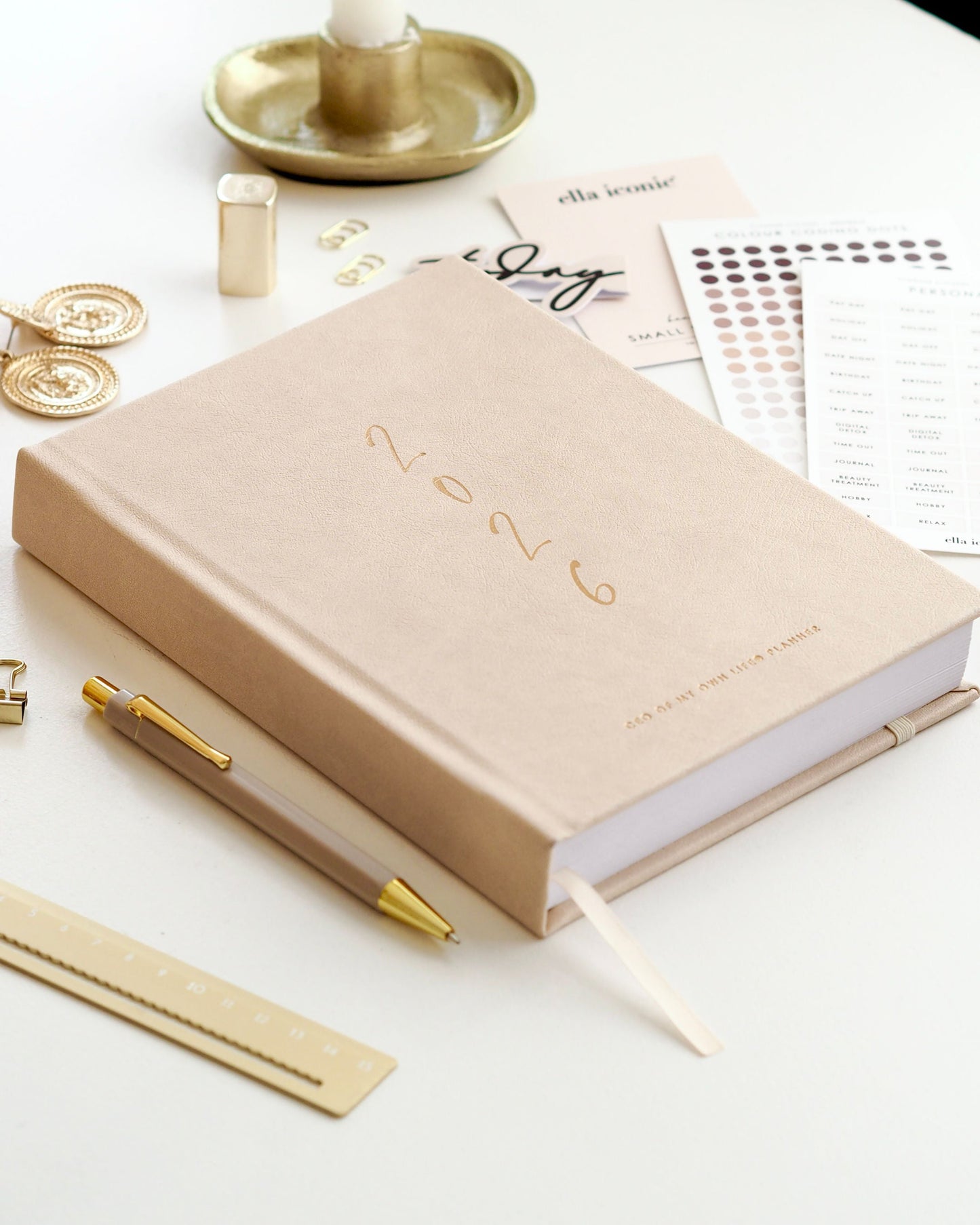 2026 Weekly Life Planner • CEO of My Own Life® • Sand Dunes