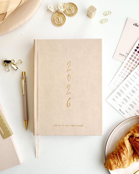 2026 Daily Life Planner • CEO of My Own Life® • Sand Dunes