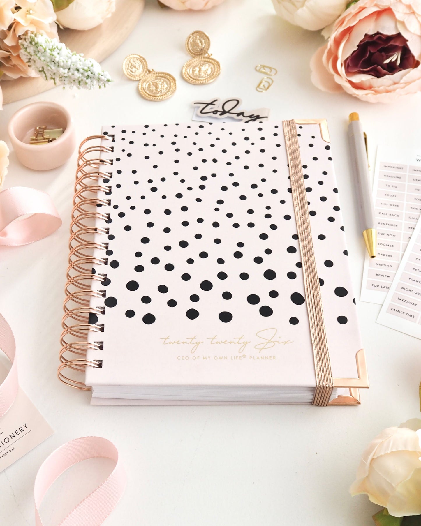2026 Weekly Life Planner • CEO of My Own Life® • Dot Luxe