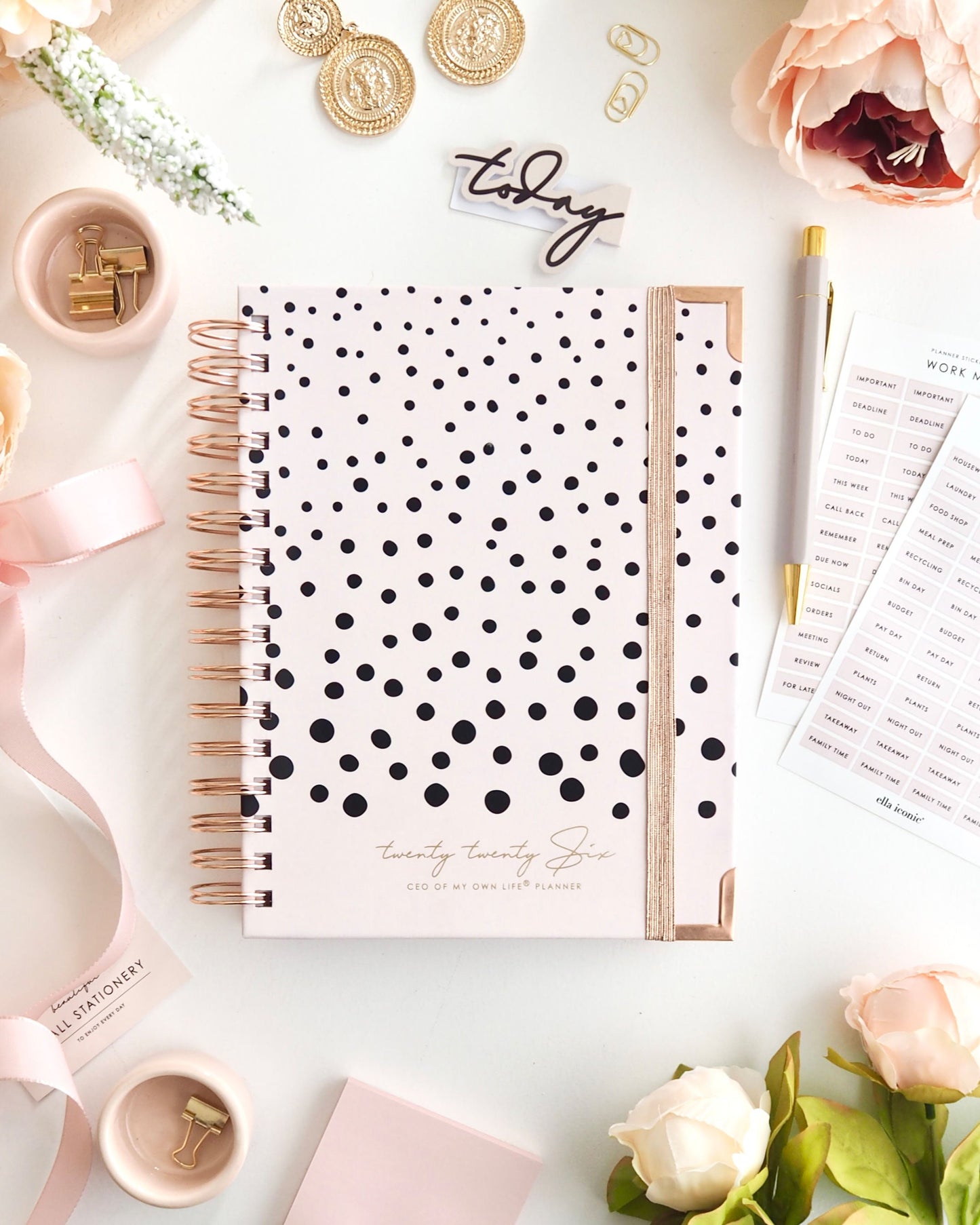 2026 Daily Life Planner • CEO of My Own Life® • Dot Luxe