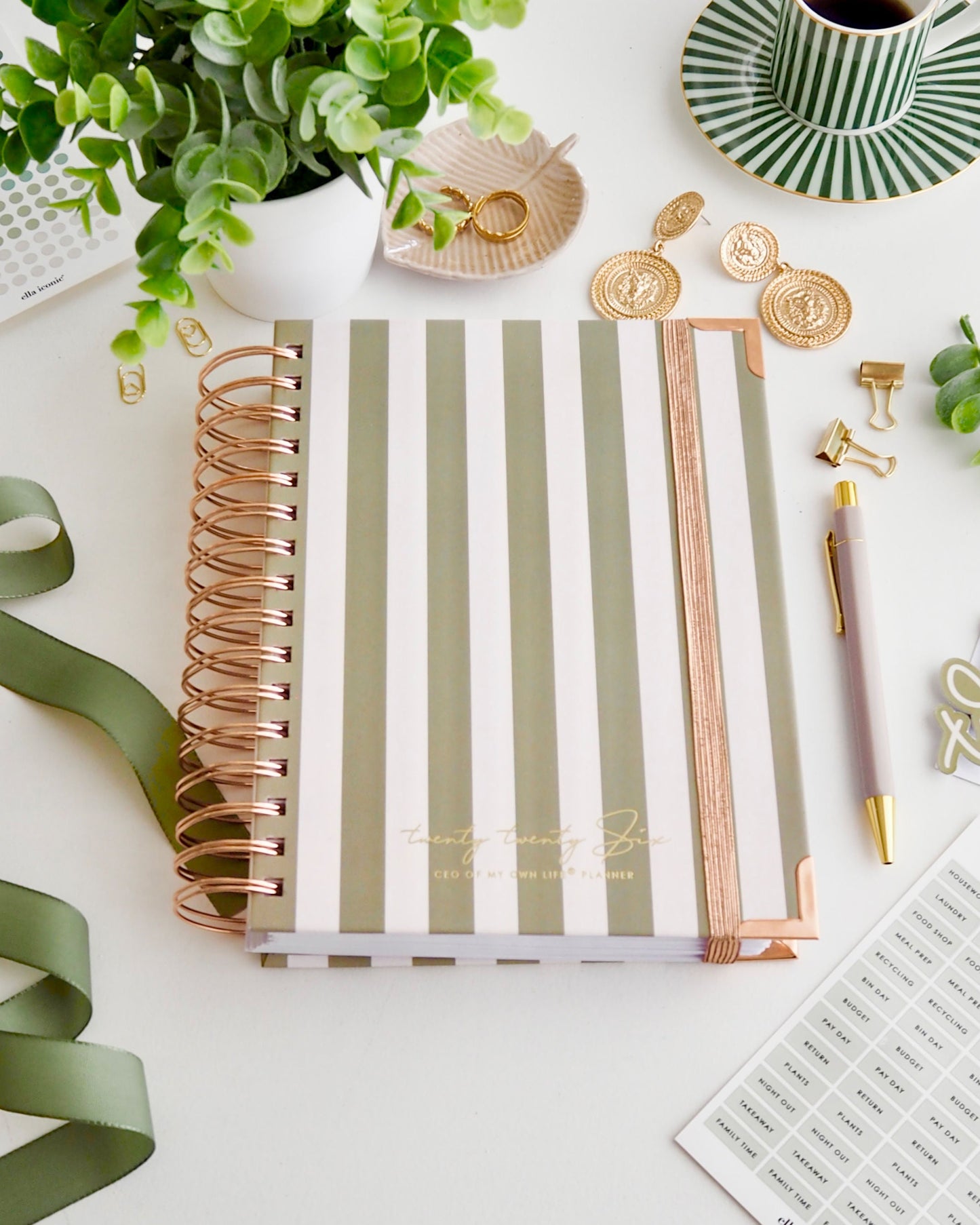 2026 Weekly Life Planner • CEO of My Own Life® • Olive