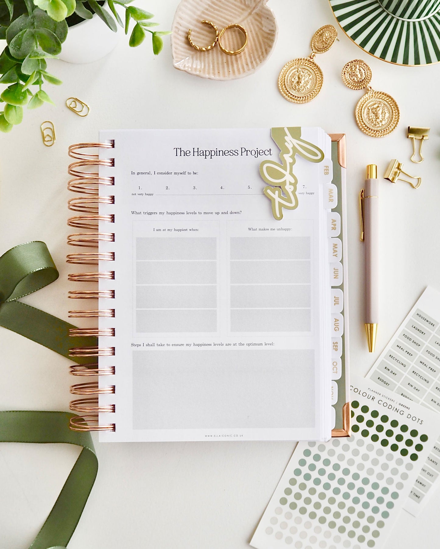 2026 Daily Life Planner • CEO of My Own Life® • Olive