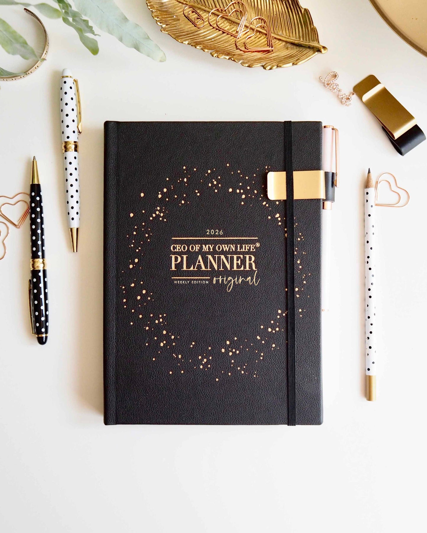 2026 Weekly Life Planner • CEO of My Own Life® • Black
