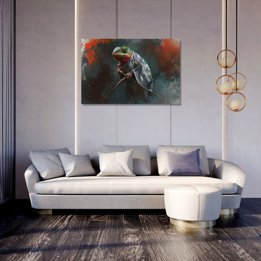 Chameleon's Elegance Canvas