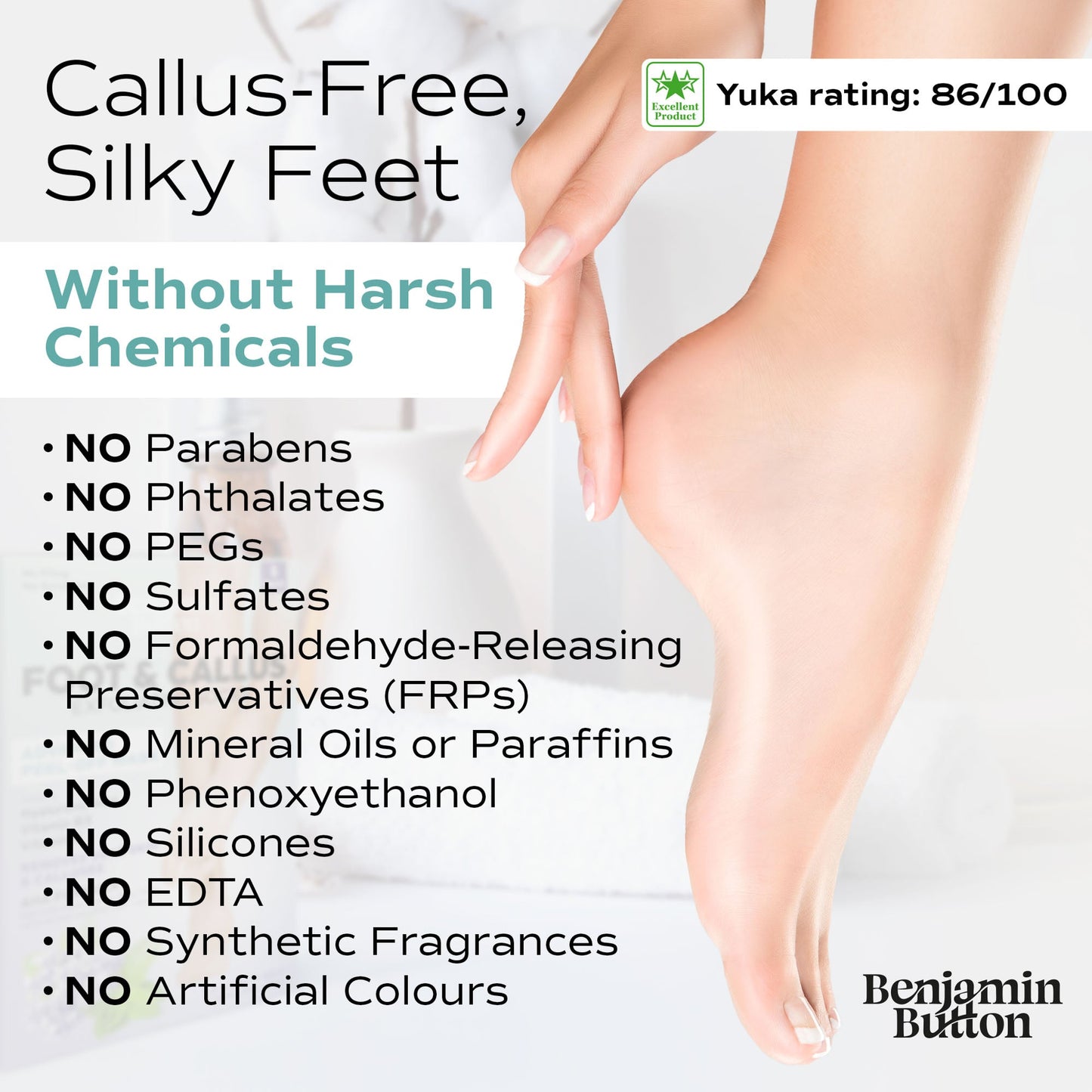 Exfoliating Foot Peel Mask – AHA Foot Peeling Mask – 5 Pack