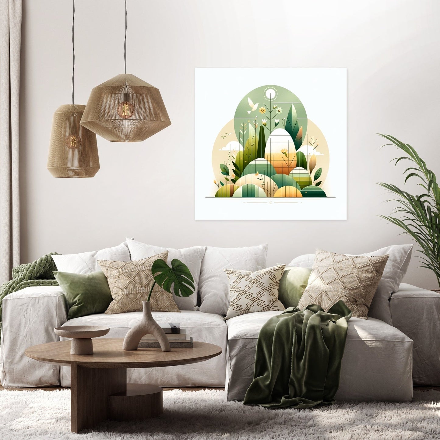 Easter Minimalist Harmony Canvas