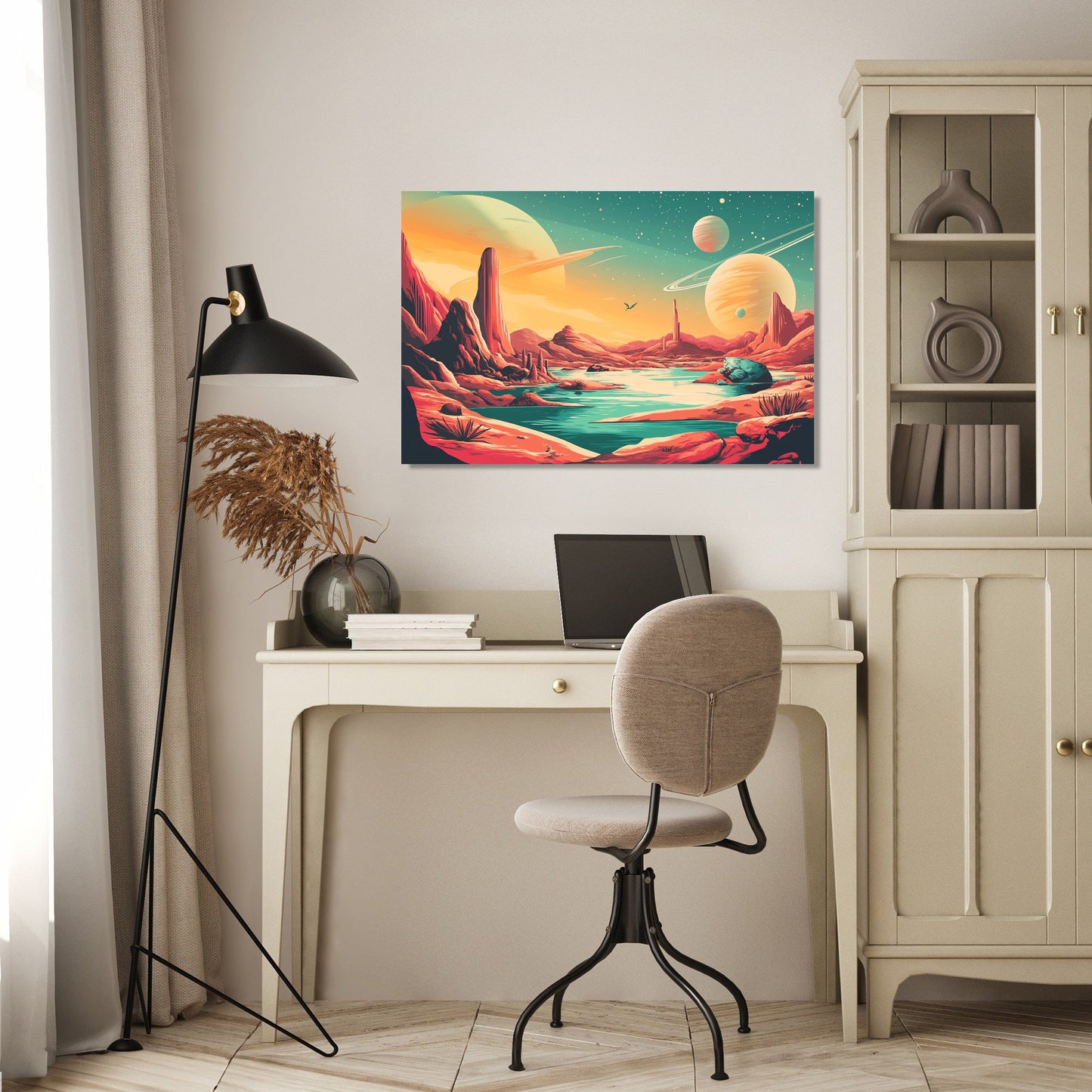 Galactic Flora Canvas