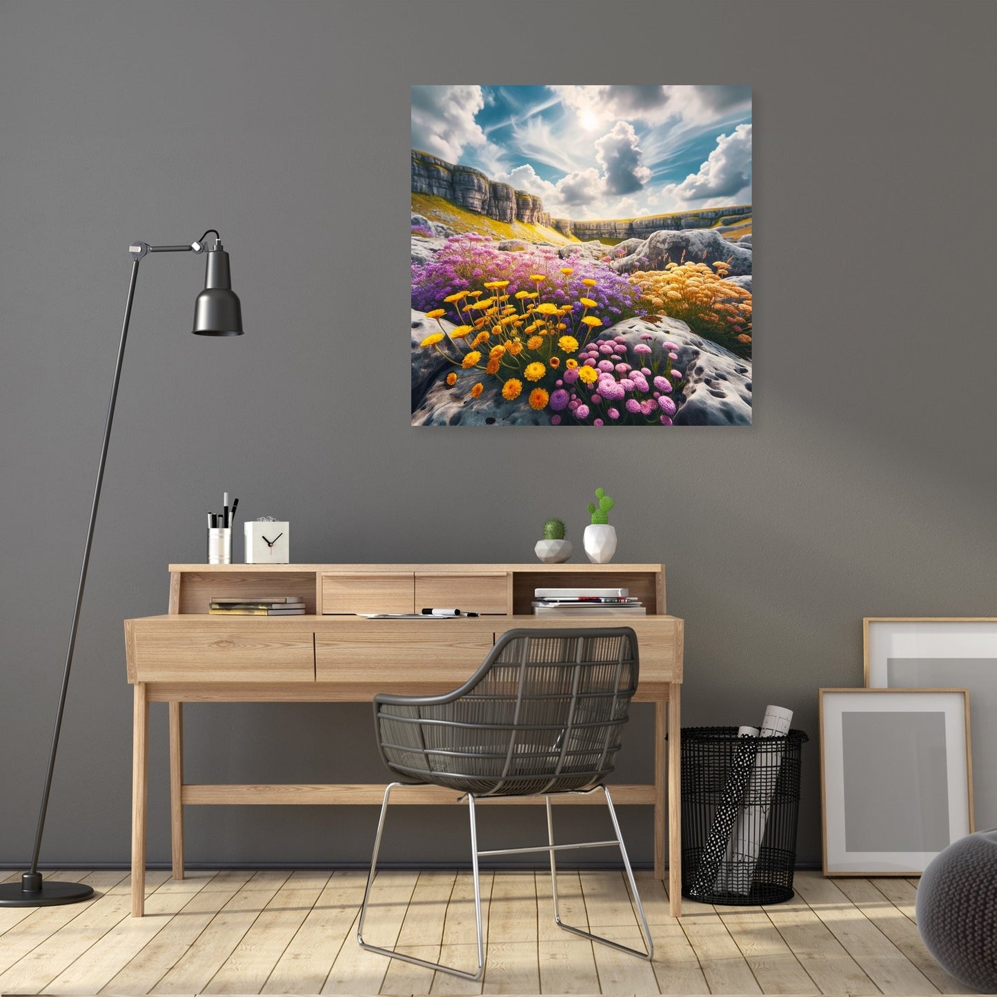 Summer at Malham Cove Canvas