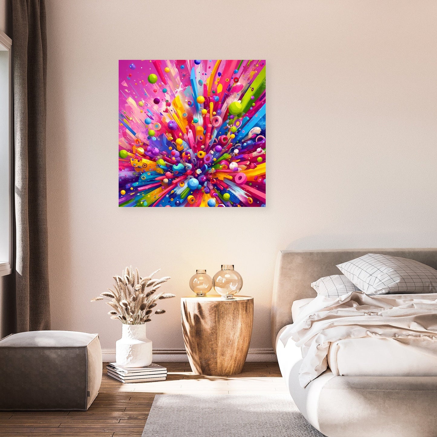 Amusement Sparked Canvas