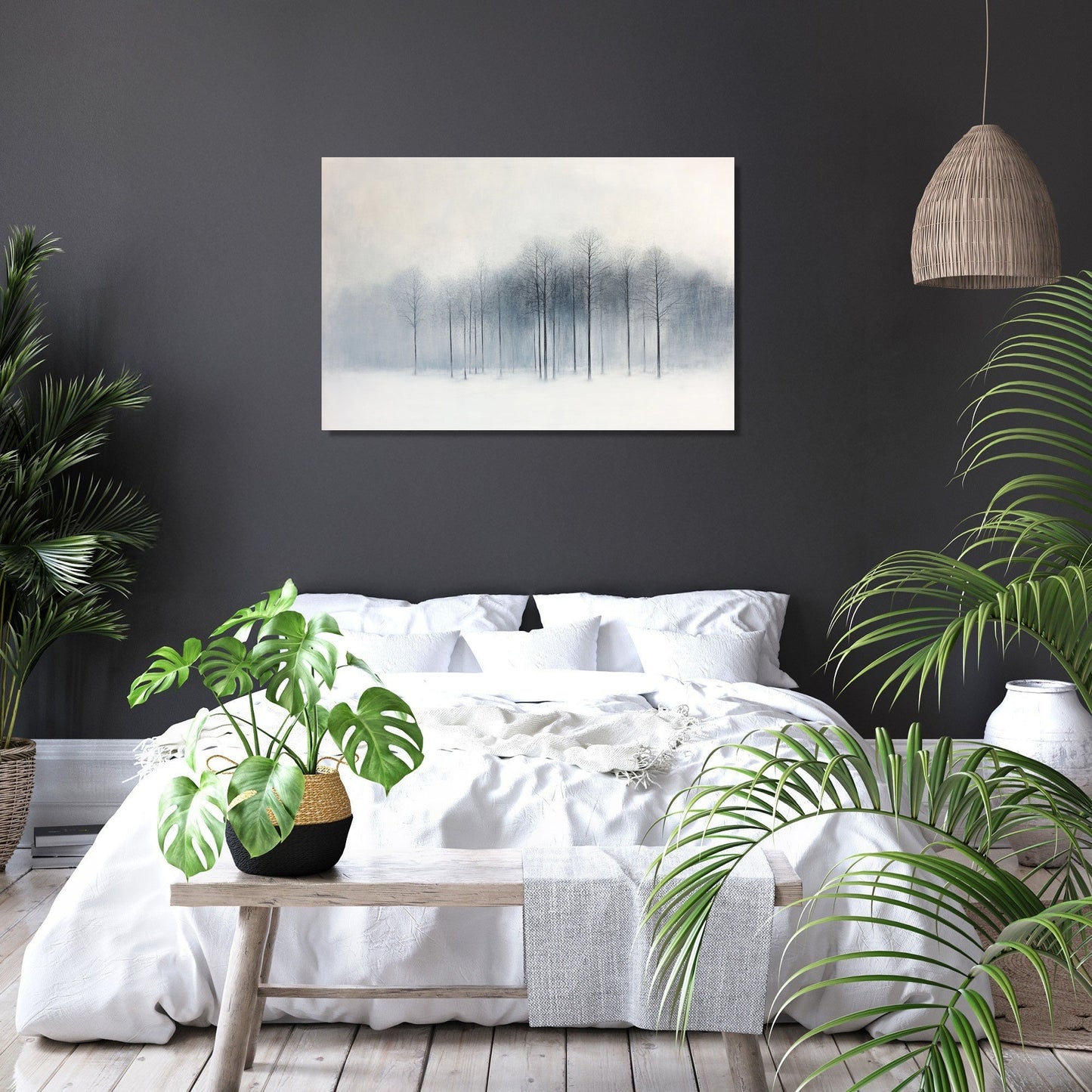 Misty Forest Canvas