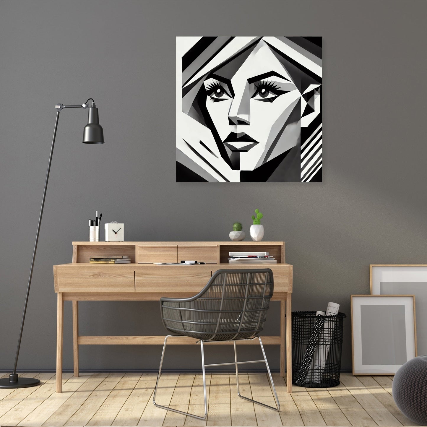 Geometric Elegance Canvas