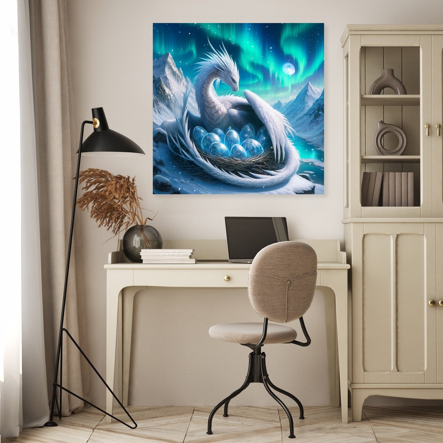 Moonlit Guardian Canvas