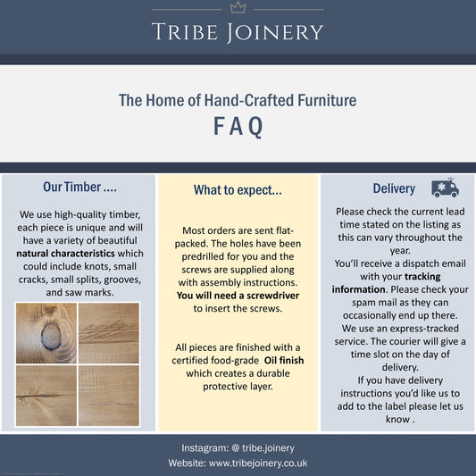 Oak Coffee Table With Hairpin Legs