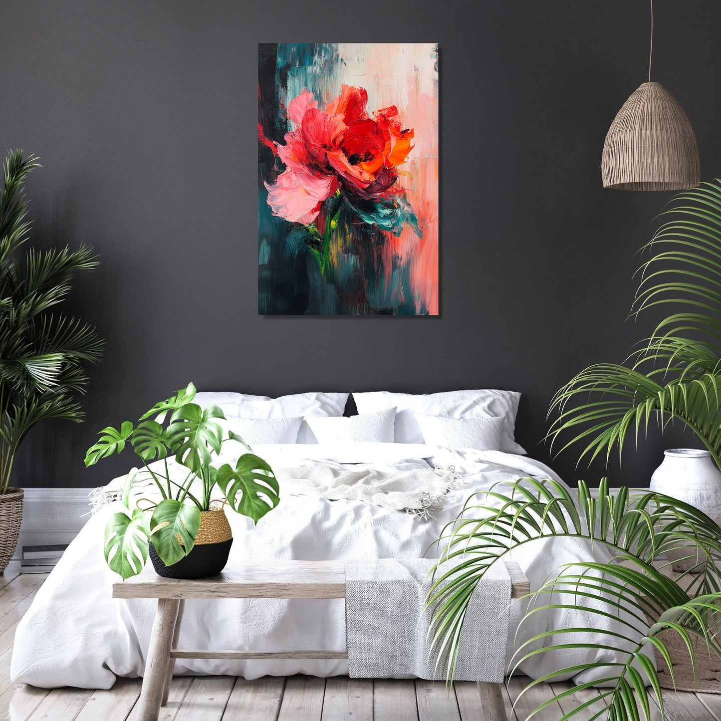 Begonia Bloom Canvas