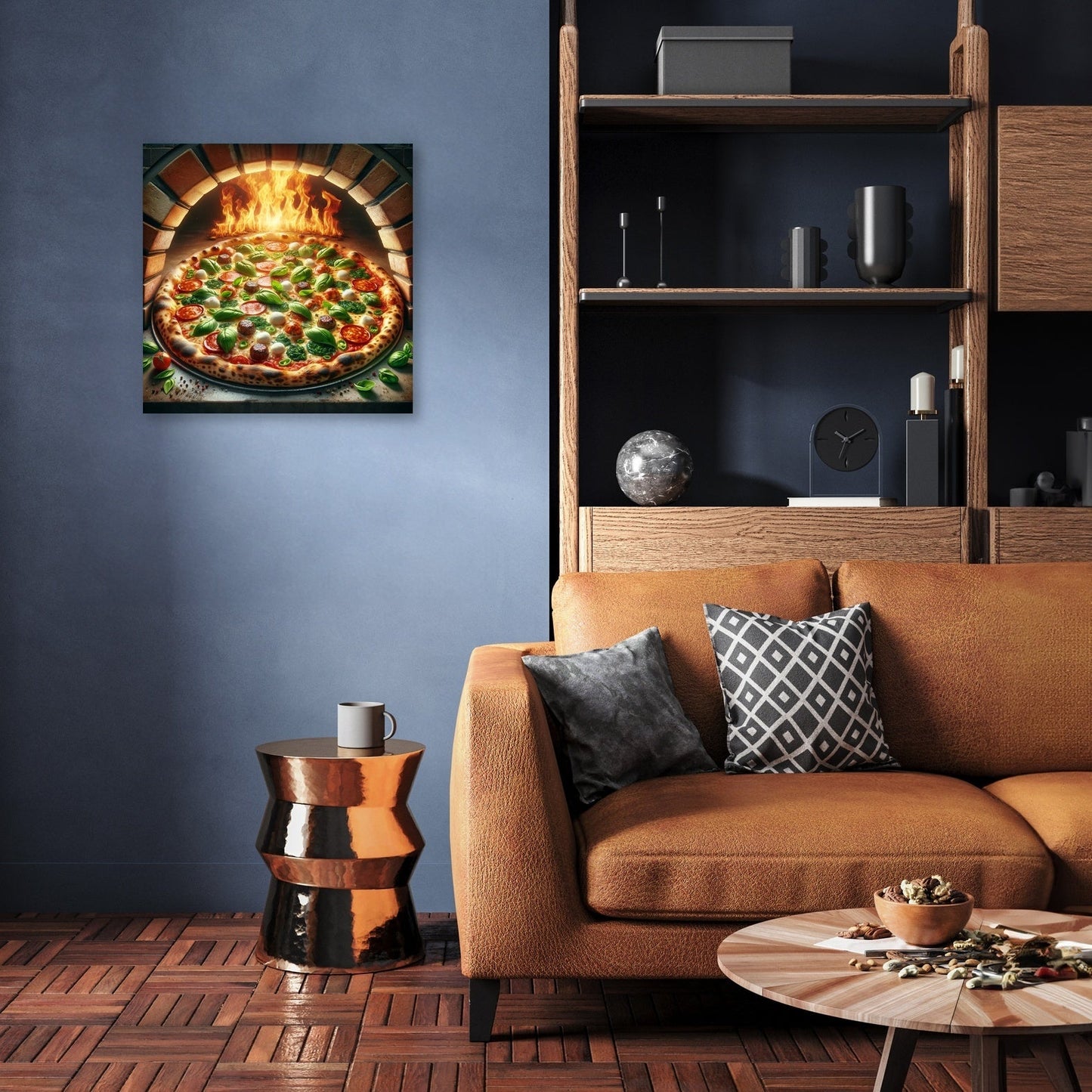 Rustic Italian Pizza Canvas