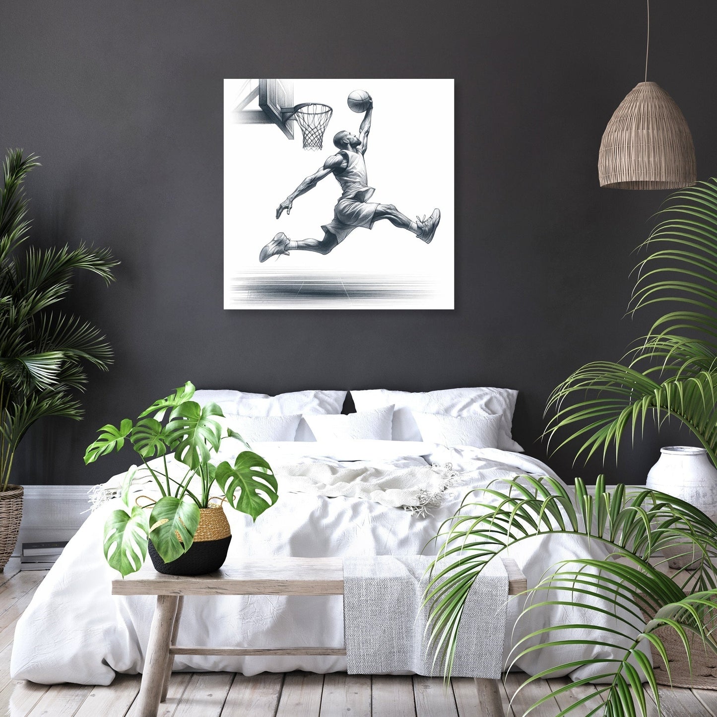 Pencil Dunk Canvas