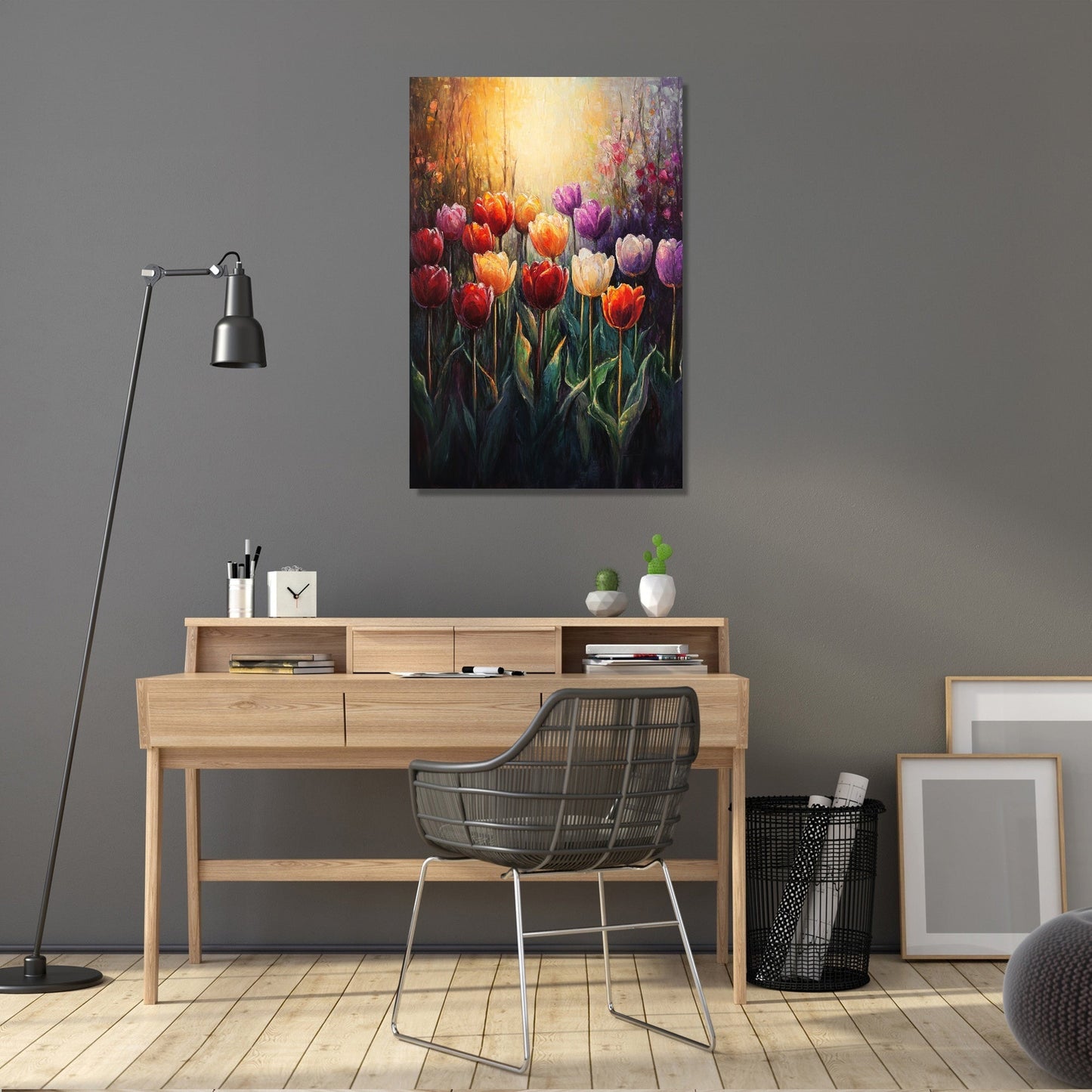 Tulip Serenade Golden Canvas