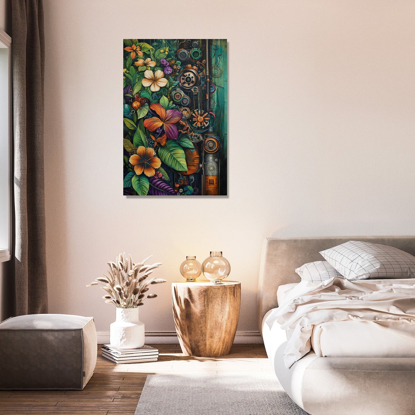 Nature-Machine Harmony Canvas