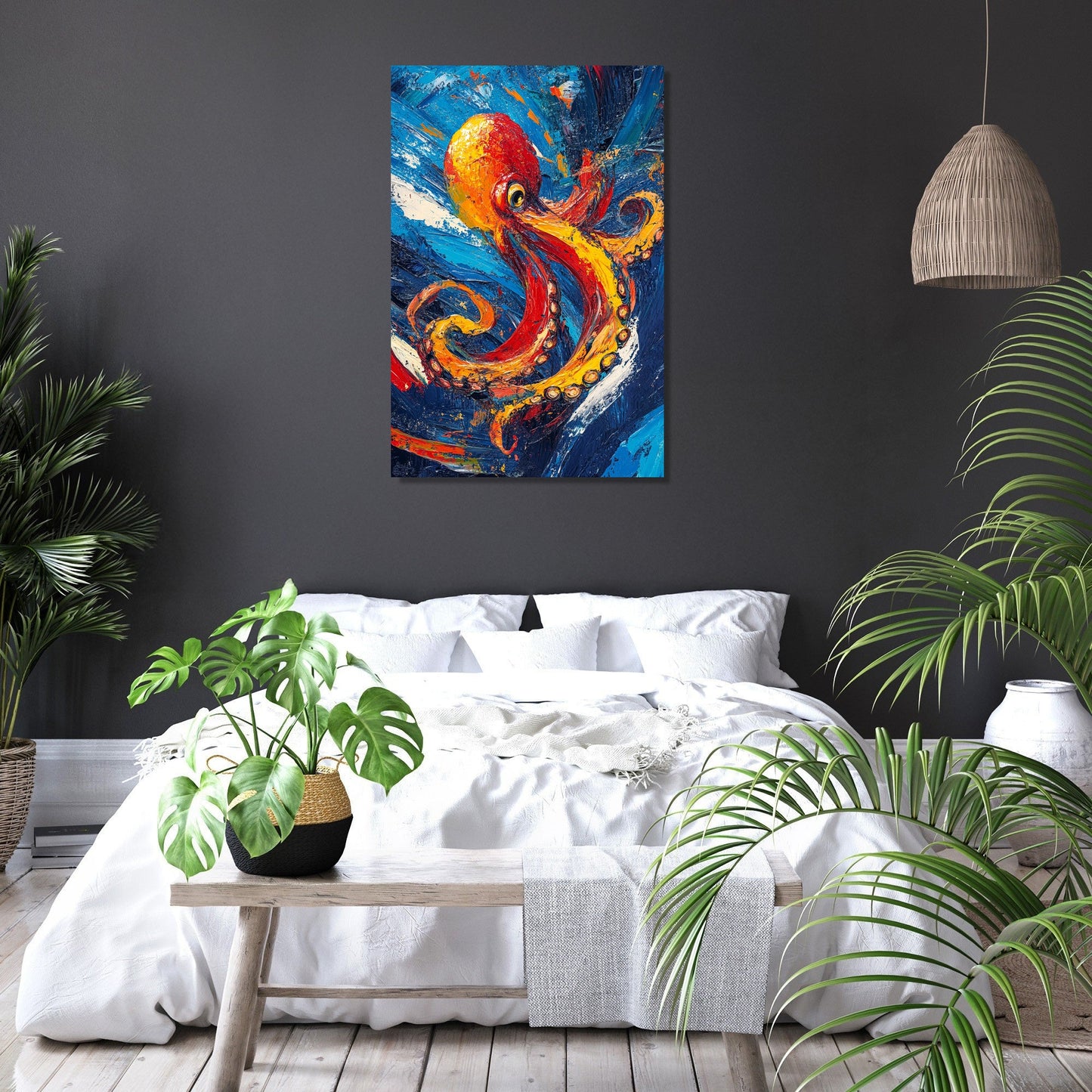 Octopus Symphony Canvas