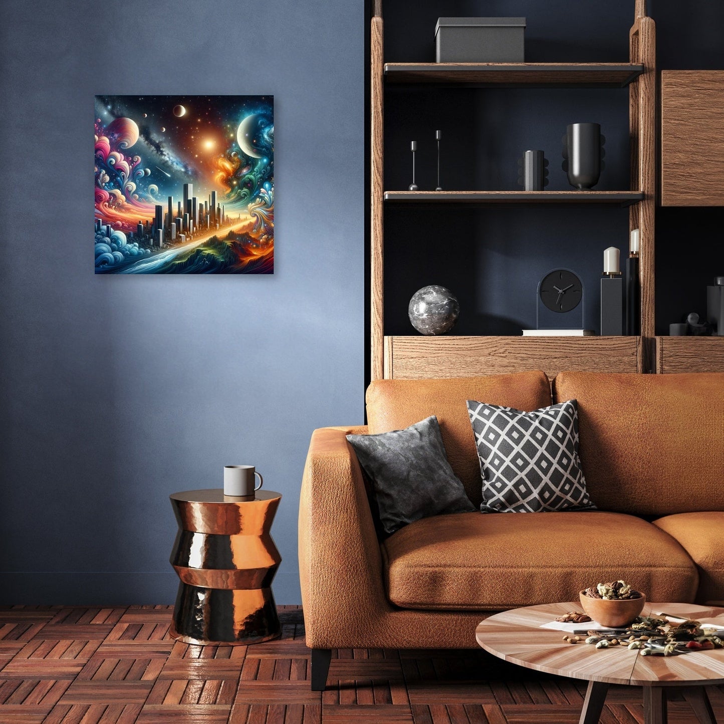 Cosmic Fusion: Modern Mysteries Canvas