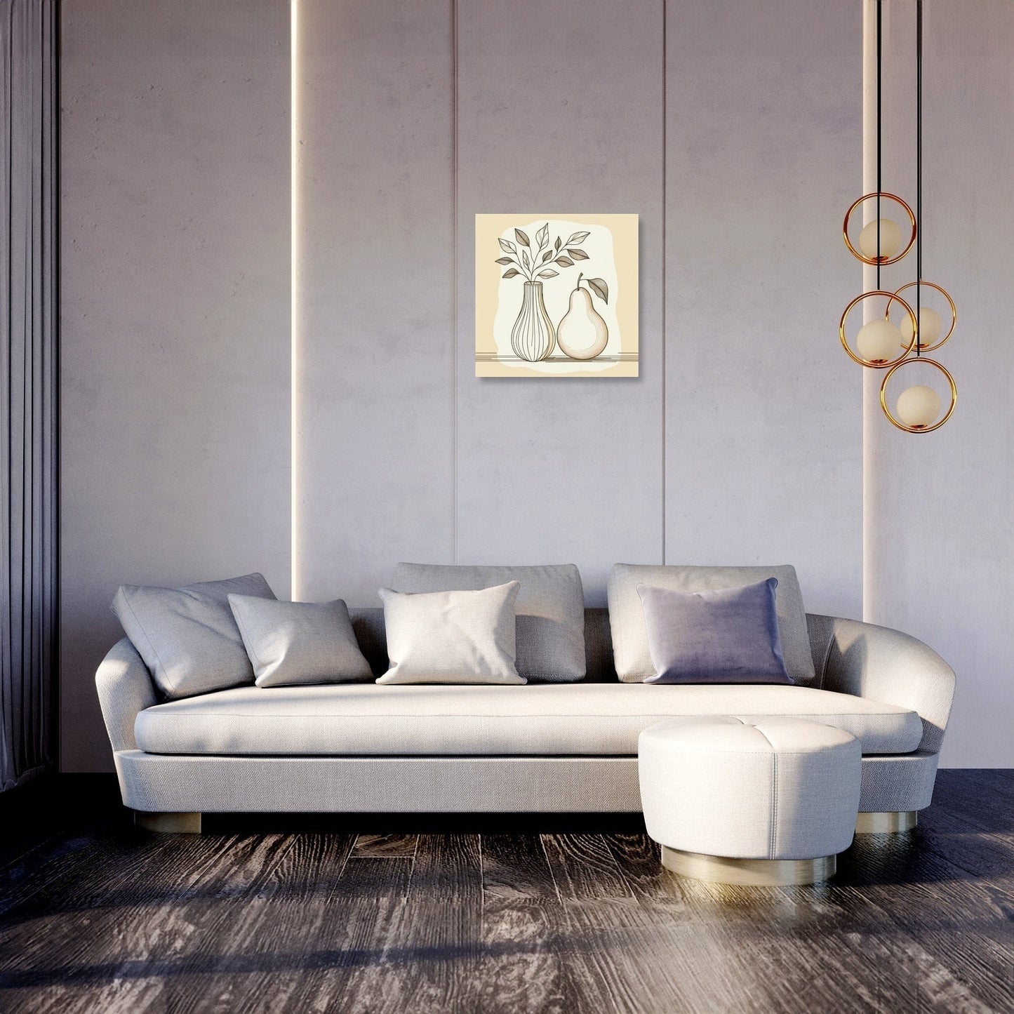 Pear and Vase Serenity Canvas