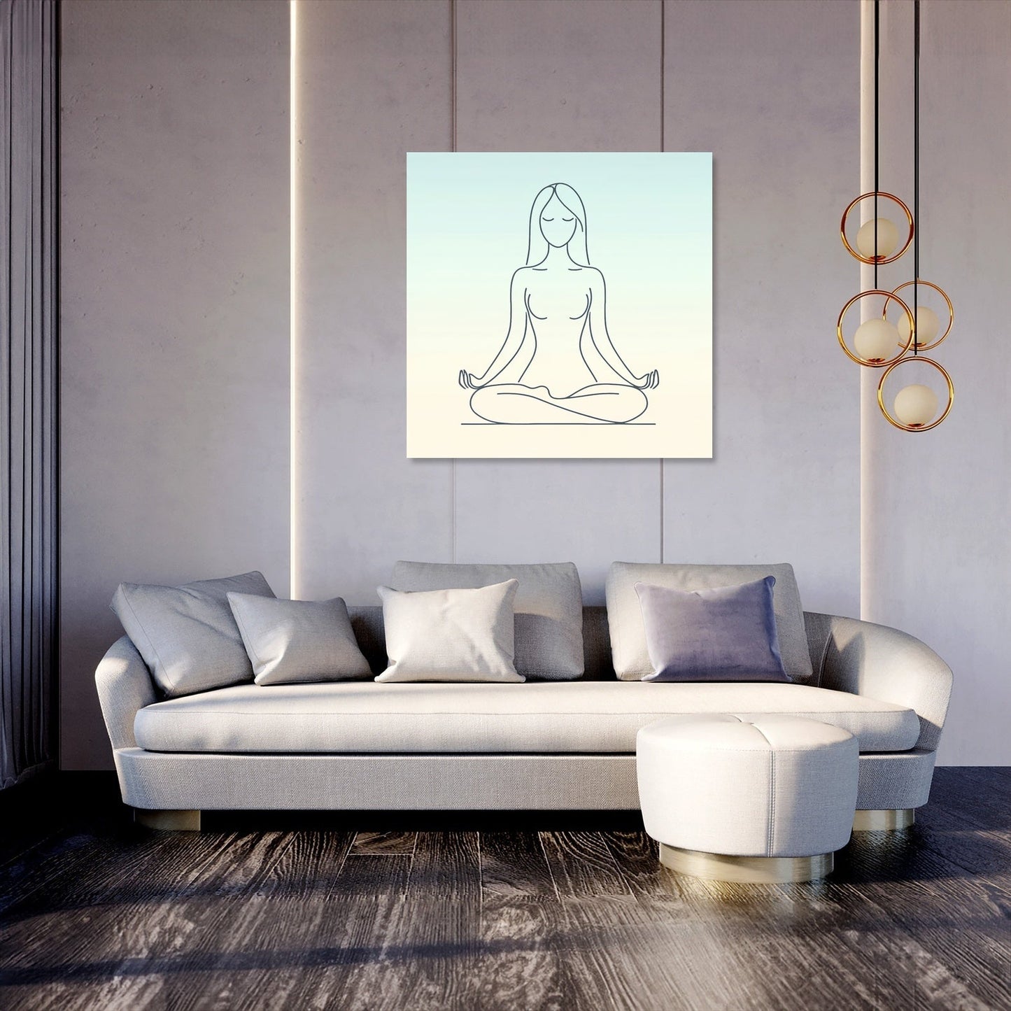 Serenity in Lotus Canvas
