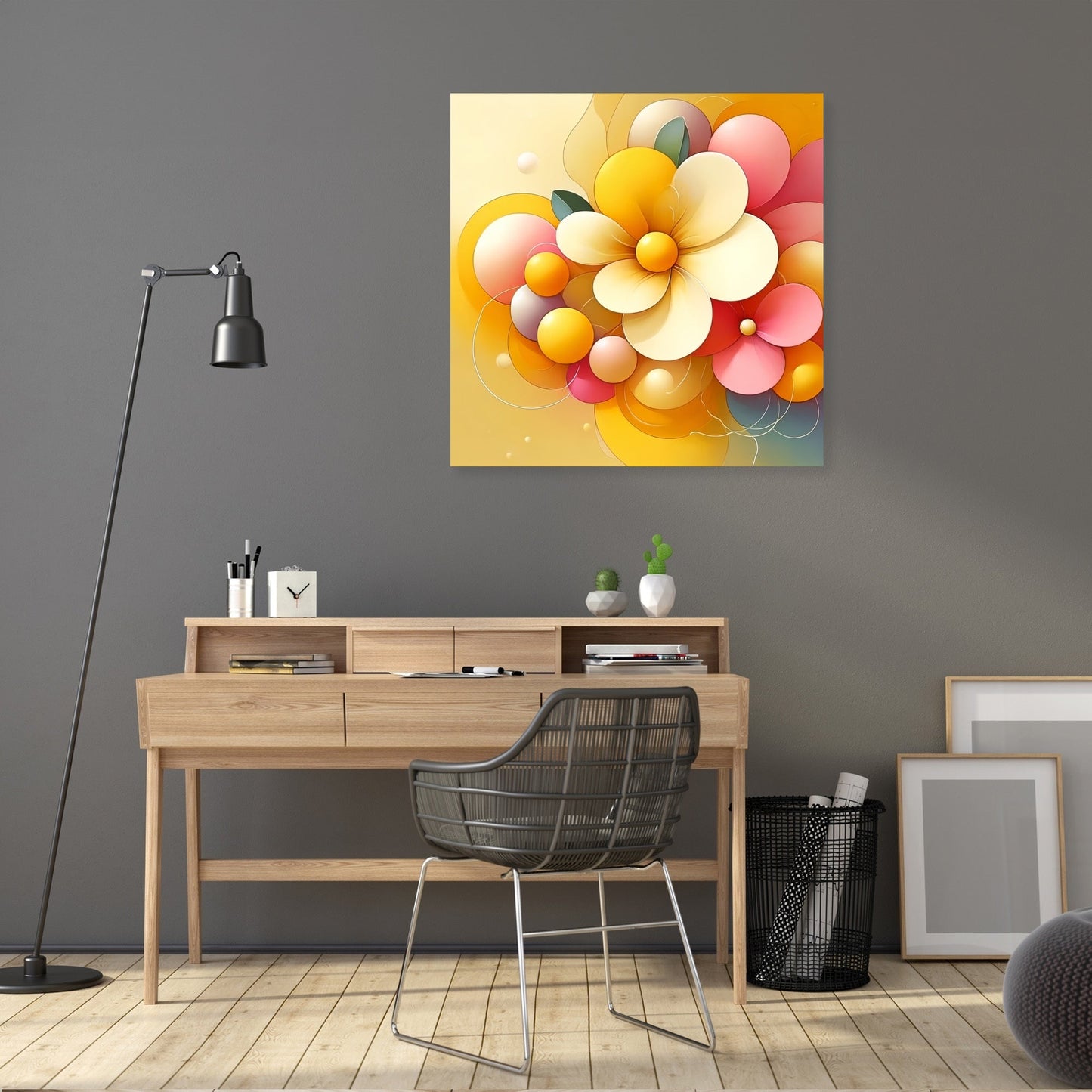 Happiness Bloomed Canvas