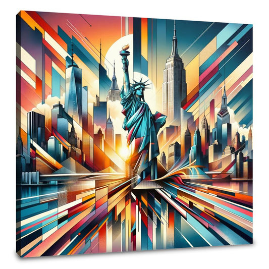 New York Rhythmscape Canvas