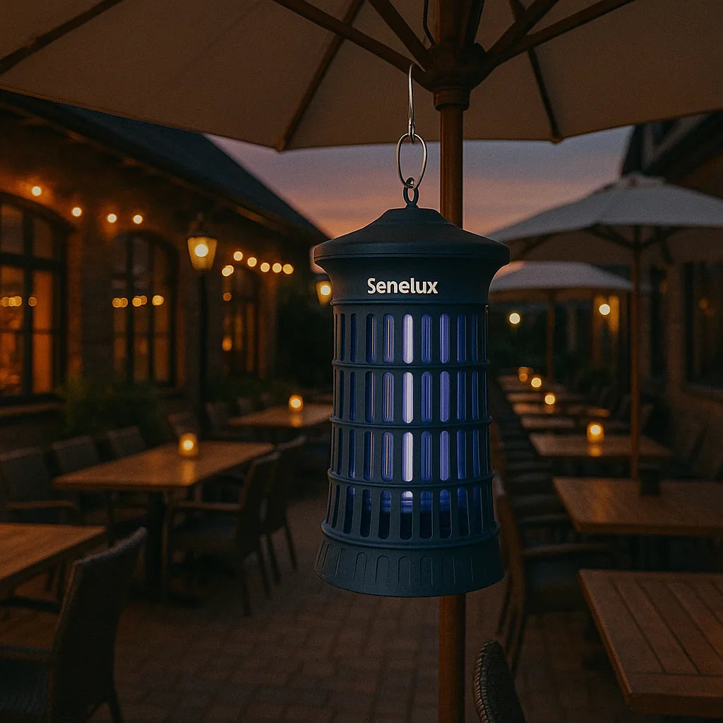 Senelux Mosquito Killer Lamp 4500V Fly Zapper 20W Insect Mosquito Trap with UV Light Bug Zapper 100m³ Coverage for Indoor Garden Outdoor