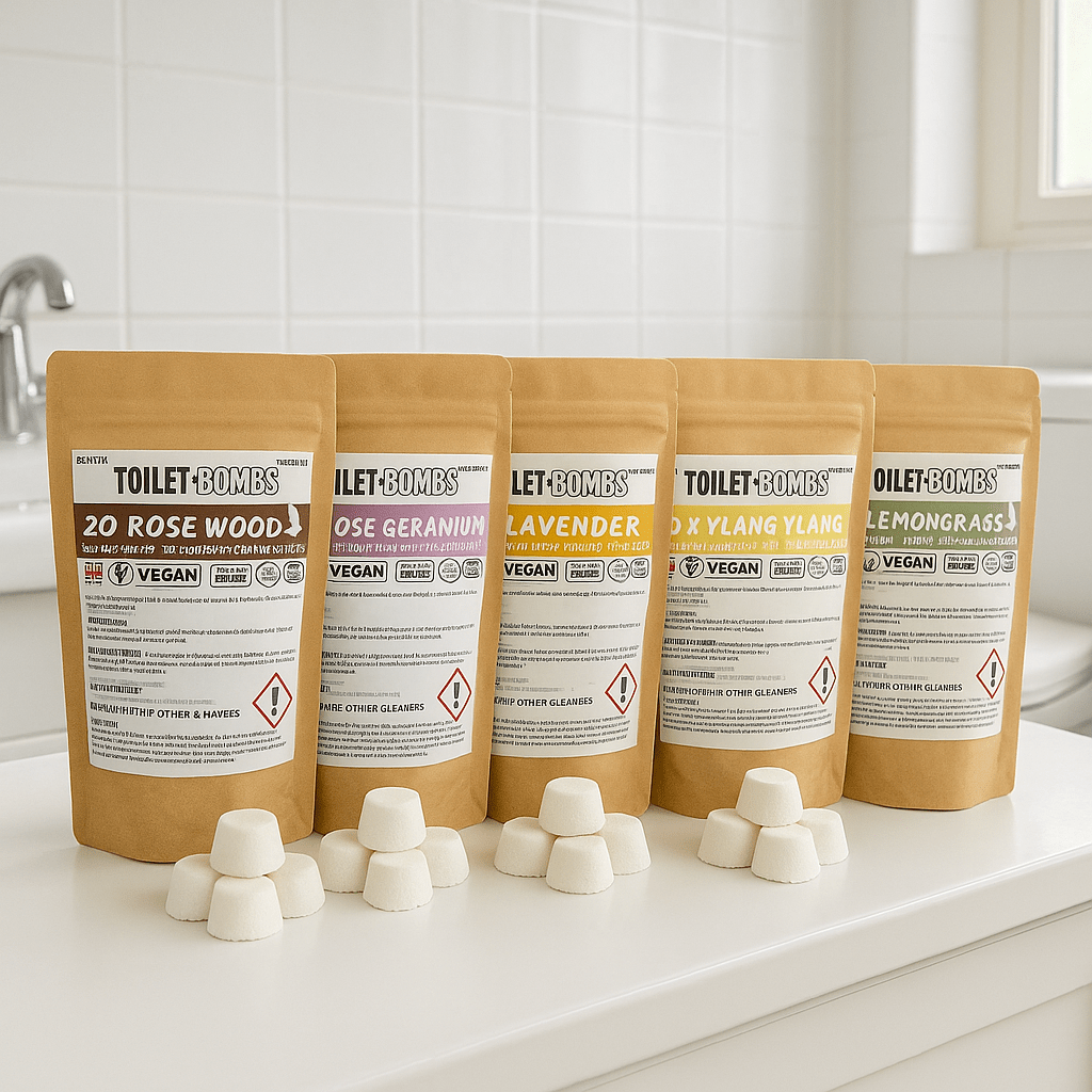 Eco Friendly Toilet Cleaning Bombs - 20 Pack