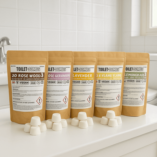 Eco Friendly Toilet Cleaning Bombs - 20 Pack
